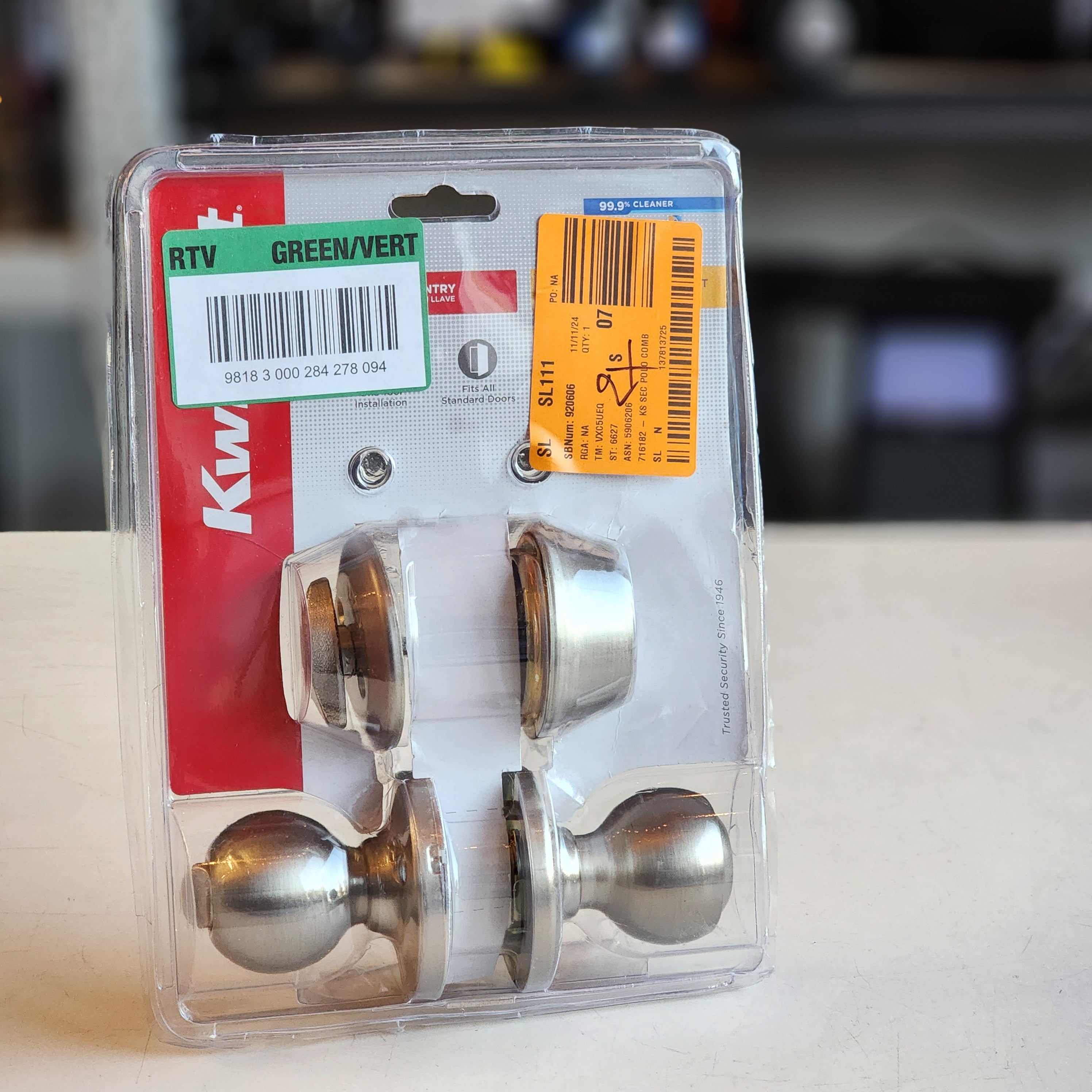 KS SEC POLO COMBO PACK SATIN NICKEL (690P 15 CP K6) KS SEC POLO COMBO PACK SATIN NICKEL (690P 15 CP K6)